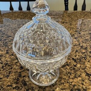 Crystal Darques Candy Dish H7 L3